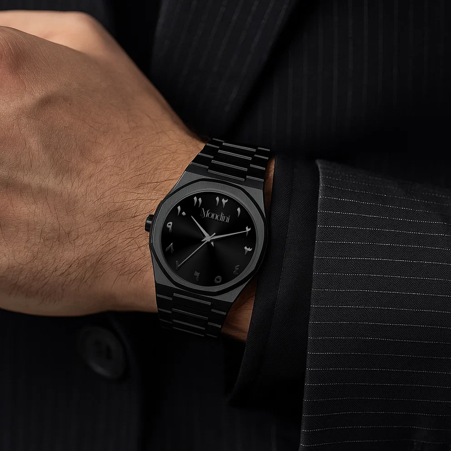 Montre Arabic Full Noir