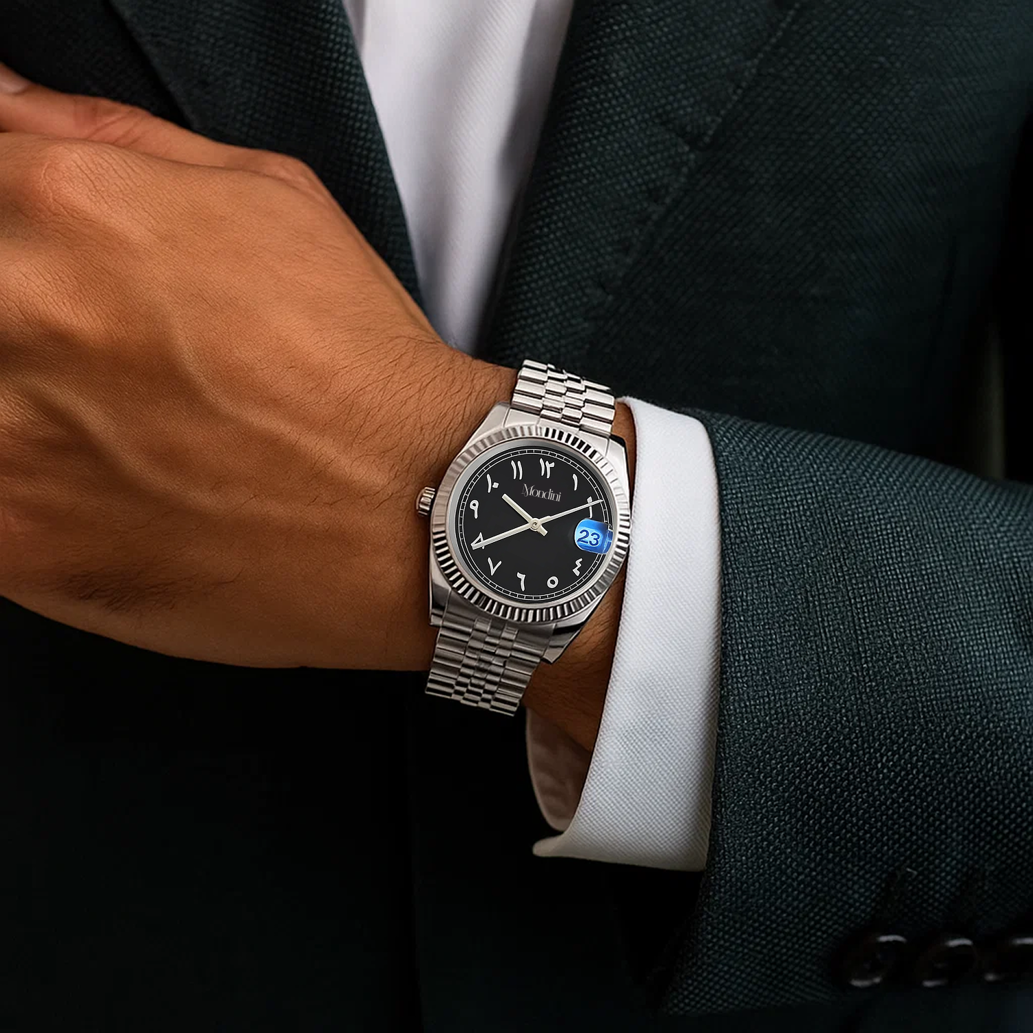 Montre Noir Argent